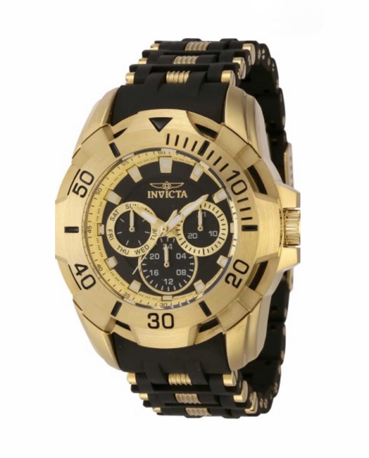 Invicta Sea Spider Quartz Black and Gold Men's Watch