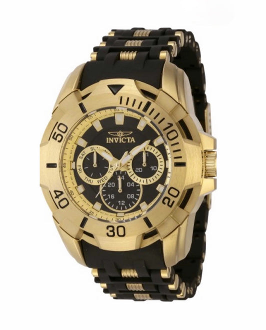 Invicta Sea Spider Quartz Black and Gold Men's Watch